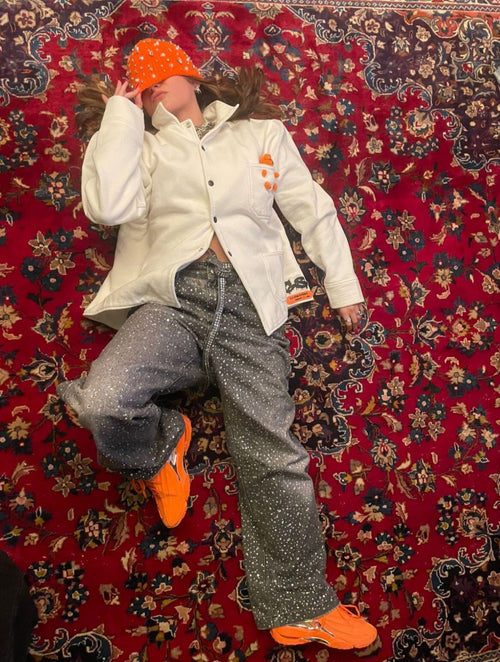 gorro pearlstar laranja